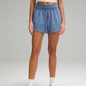 LULULEMON Inner Glow High-Rise Short 3"  In Oasis Blue. Sold out online!